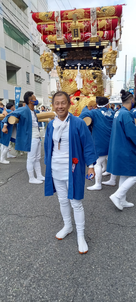 地元の秋祭りに参加しました。