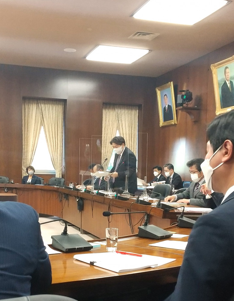 10月26日(水)外務委員会の質疑に立ちました。