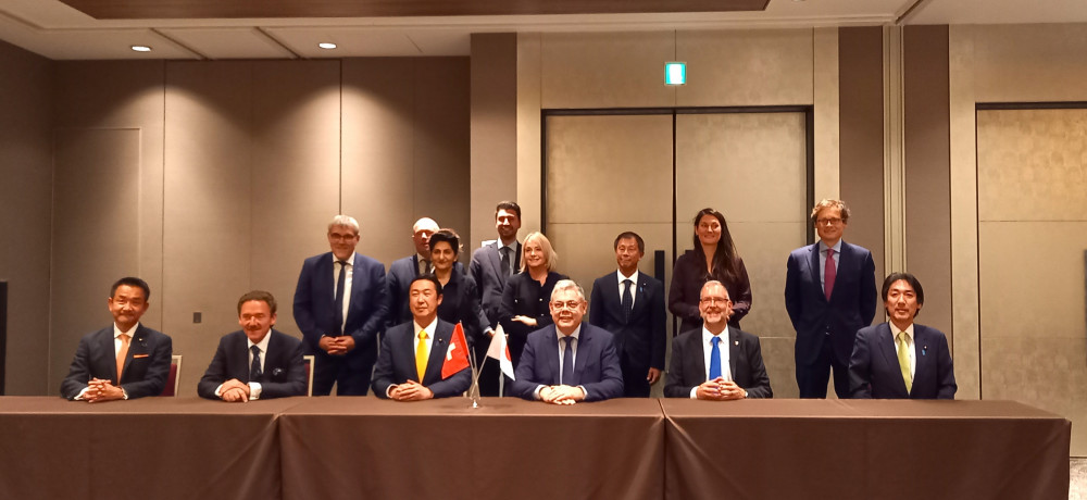 スイスから来日中のスイス国会外務委員会の皆さんと懇談いたしました。