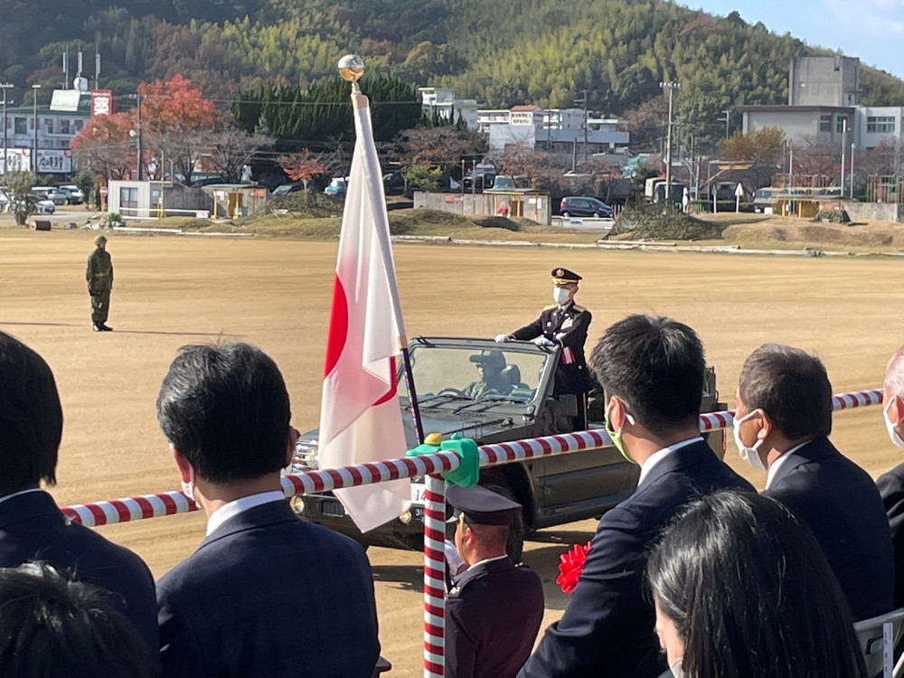 姫路駐屯地創立７１周年記念行事に参加いたしました。