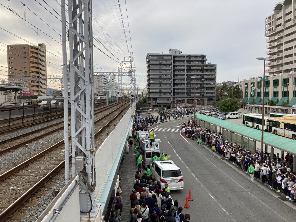 10月24日　吉村副代表　街頭演説②