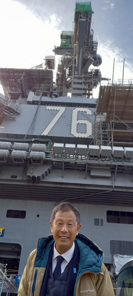 空母ロナルドレーガン視察