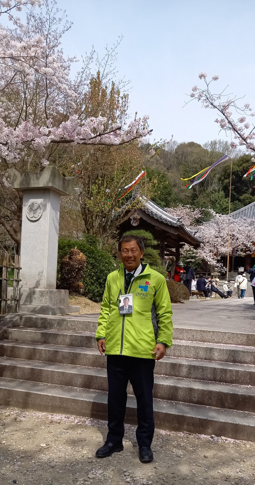 地元の転法輪寺の花祭りにて