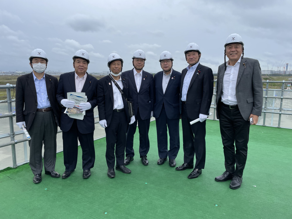 大阪・関西万博会場の夢洲を視察いたしました。