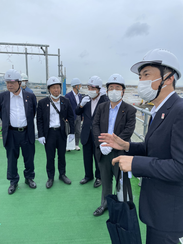 大阪・関西万博会場の夢洲を視察いたしました。