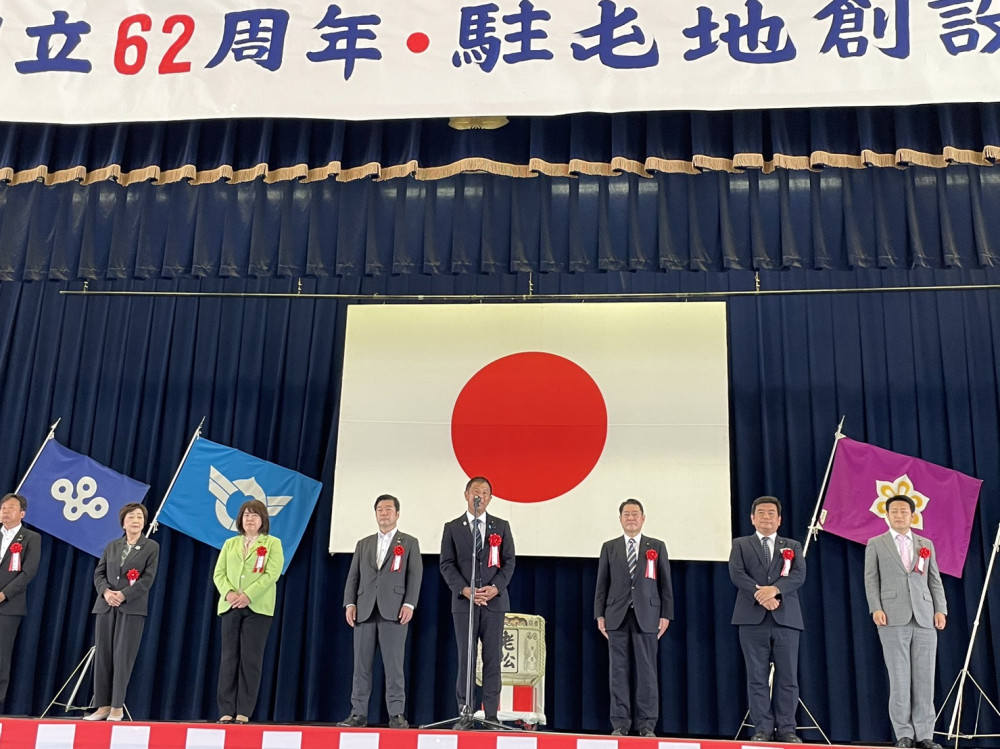 第3師団創立62周年、千僧駐屯地創設72周年記念行事に出席いたしました。