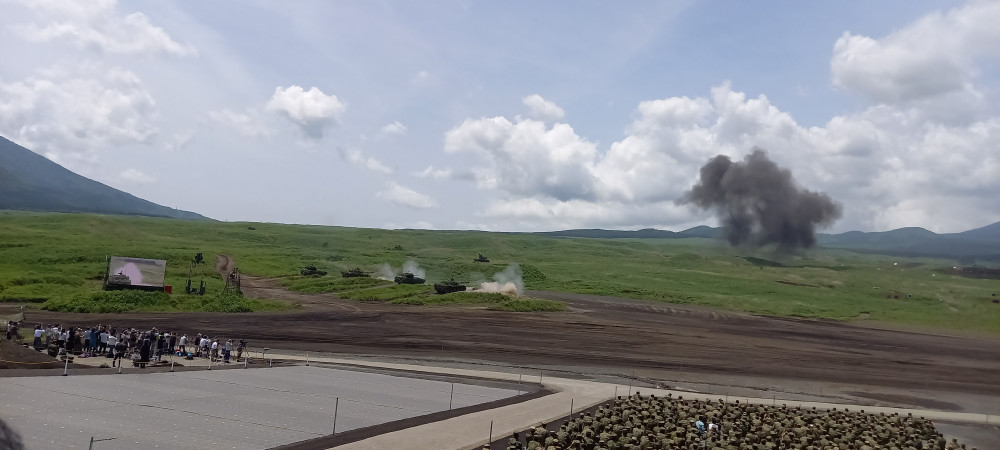 令和5年富士総合火力演習が実施されました。