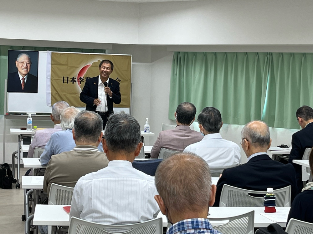 日本李登輝友の会で台湾関係について講演いたしました。