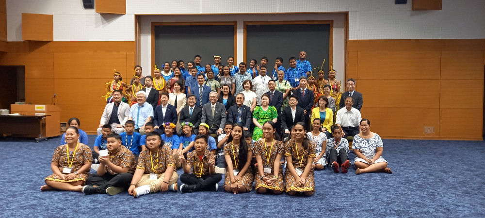 ミクロネシア諸島自然体験交流事業歓迎会に出席いたしました。