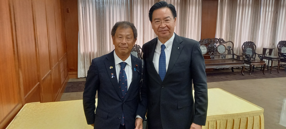 台湾訪問②　前原誠司団長、藤田文武副団長のもと野党3党(立憲・維新・国民)の訪問団を結成し台湾を訪問いたしました。