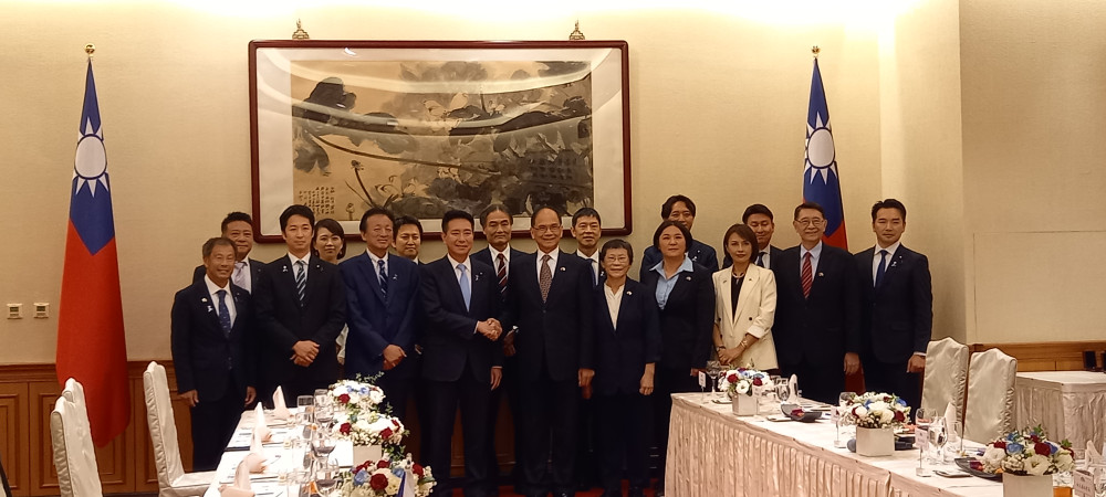 台湾訪問②　前原誠司団長、藤田文武副団長のもと野党3党(立憲・維新・国民)の訪問団を結成し台湾を訪問いたしました。