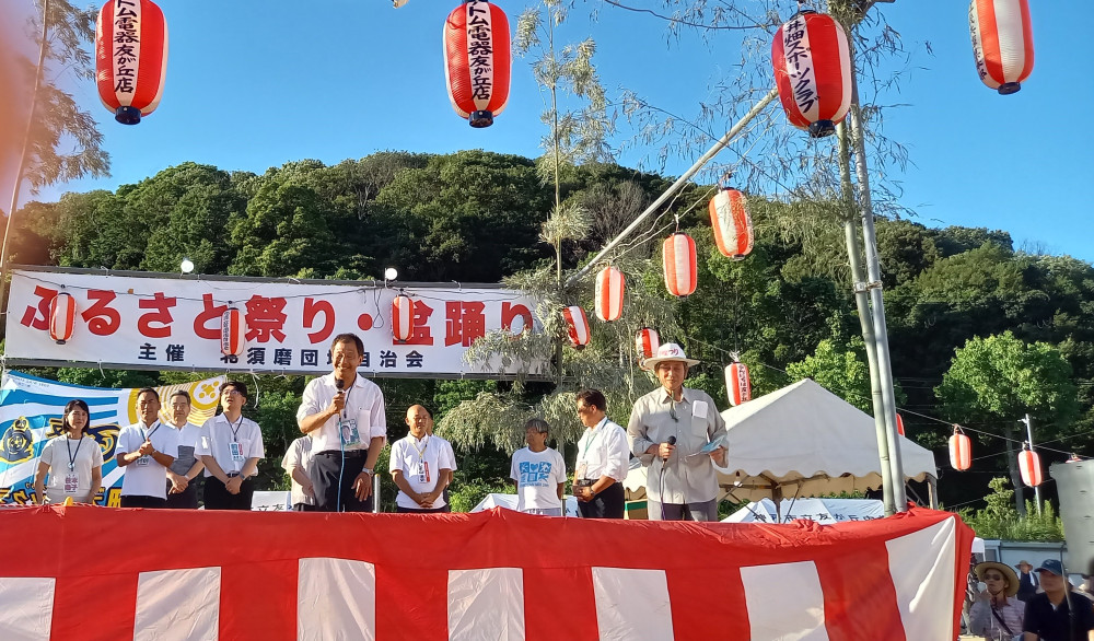 地域のお祭りにて②