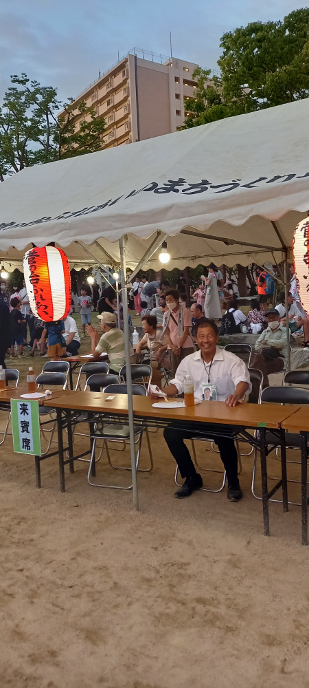 地域のお祭りにて②