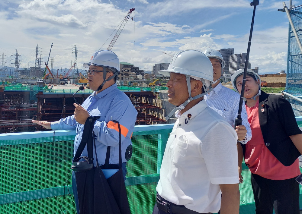 日本維新の会の国会議員団の部会で、建設が進むリニア新幹線を視察いたしました。