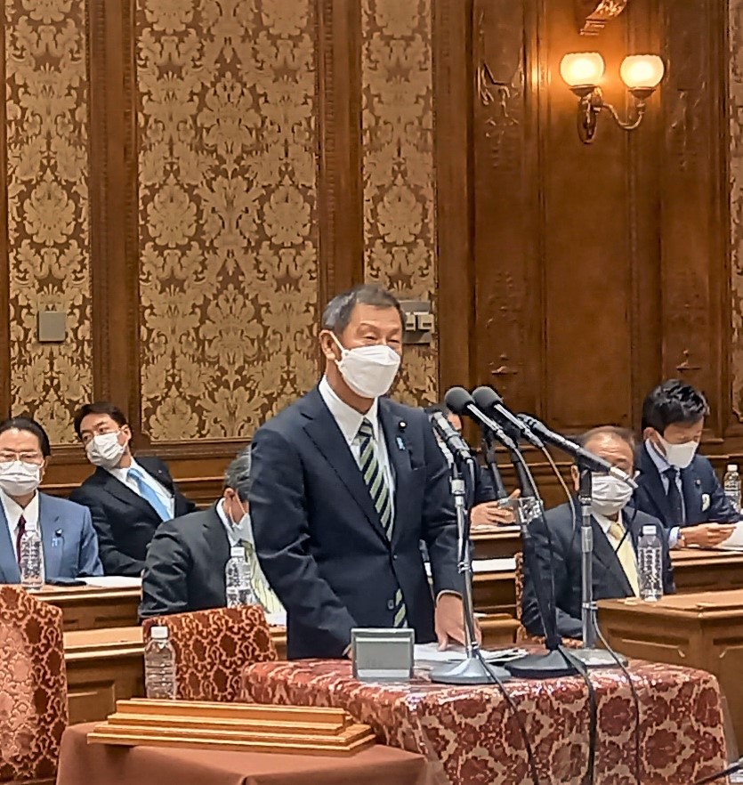 2月8日(火)予算委員会で質問いたしました。