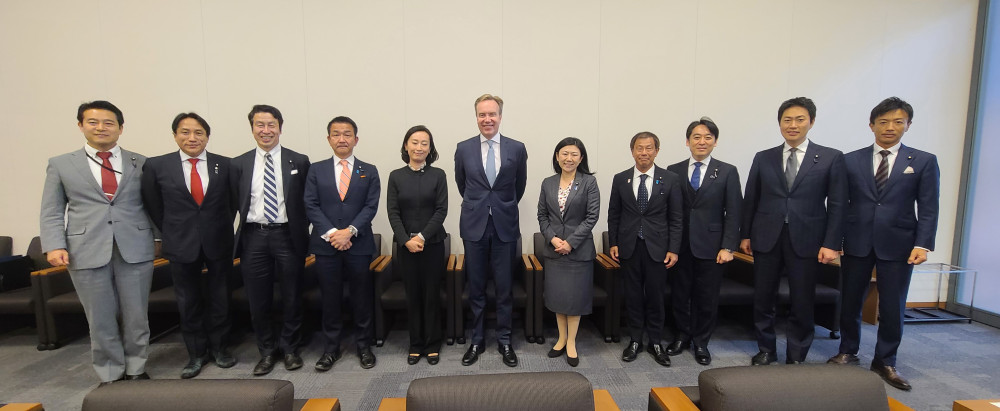 世界経済フォーラムの議員連盟の意見交換会に出席いたしました。