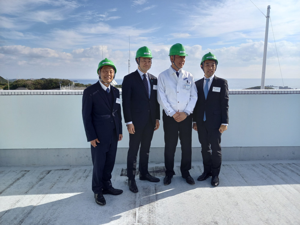 H3ロケット試験機2号機の打上げを視察いたしました。