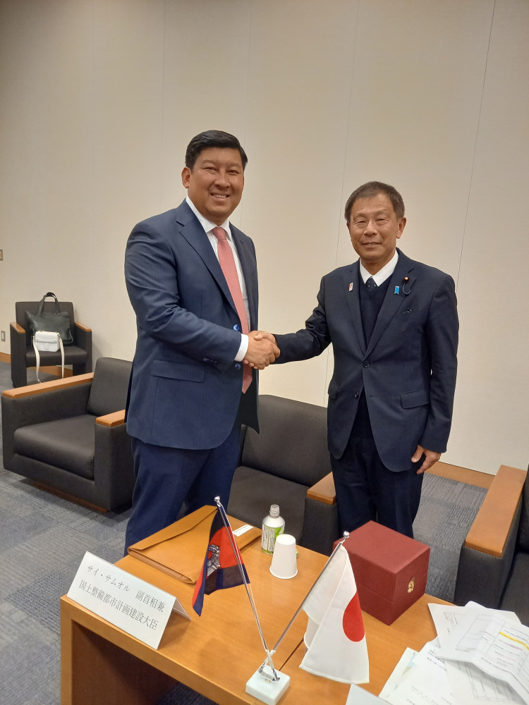 カンボジア王国サイ・サムオル副首相訪日歓迎懇談会に出席いたしました。