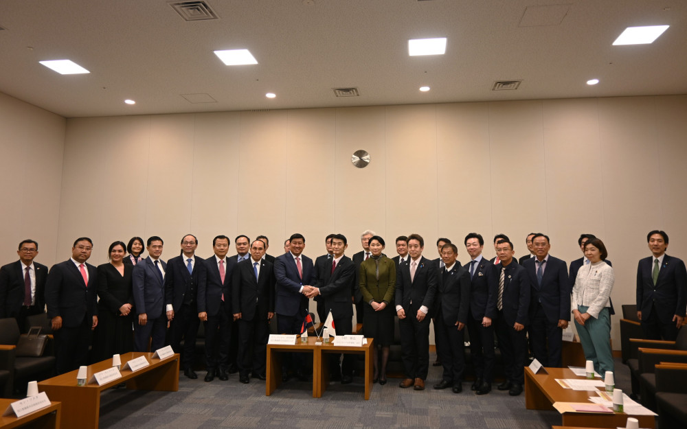 カンボジア王国サイ・サムオル副首相訪日歓迎懇談会に出席いたしました。