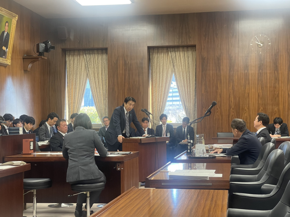2月27日(火)予算委員会第7分科会にて質疑に立ちました。