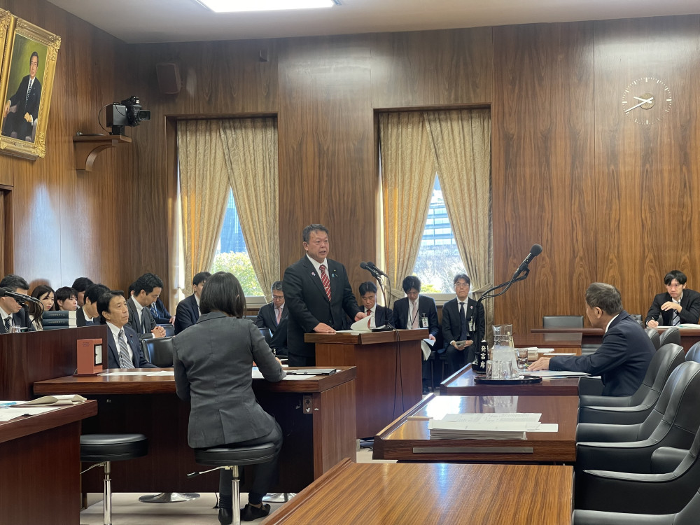 2月27日(火)予算委員会第7分科会にて質疑に立ちました。