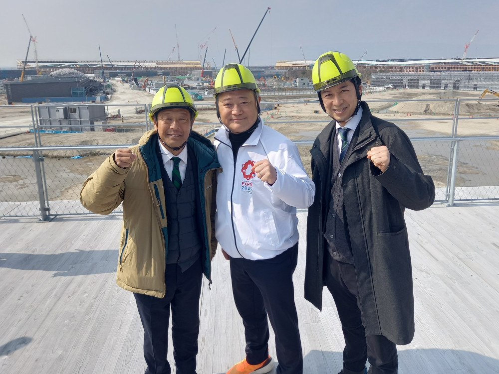 大阪・関西万博会場の夢洲を視察いたしました。