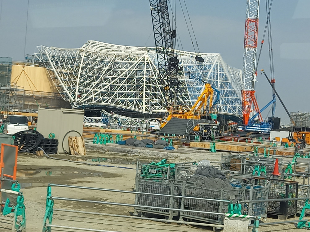 大阪・関西万博会場の夢洲を視察いたしました。