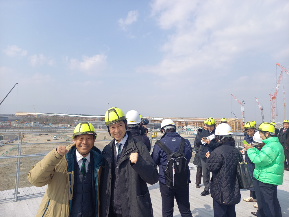 大阪・関西万博会場の夢洲を視察いたしました。