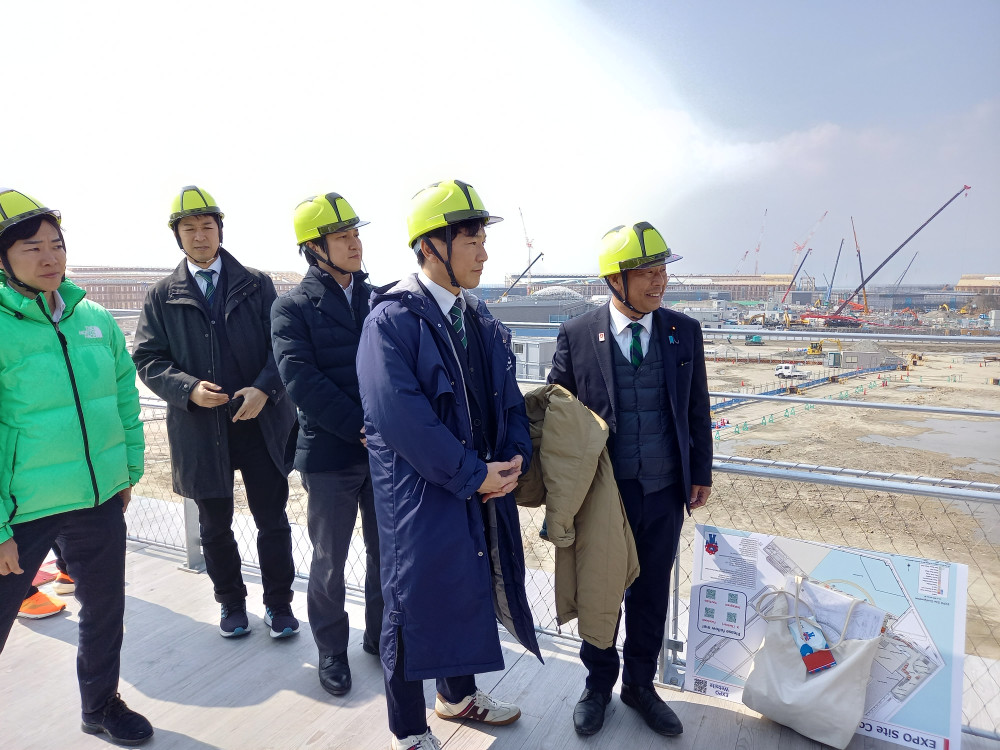 大阪・関西万博会場の夢洲を視察いたしました。