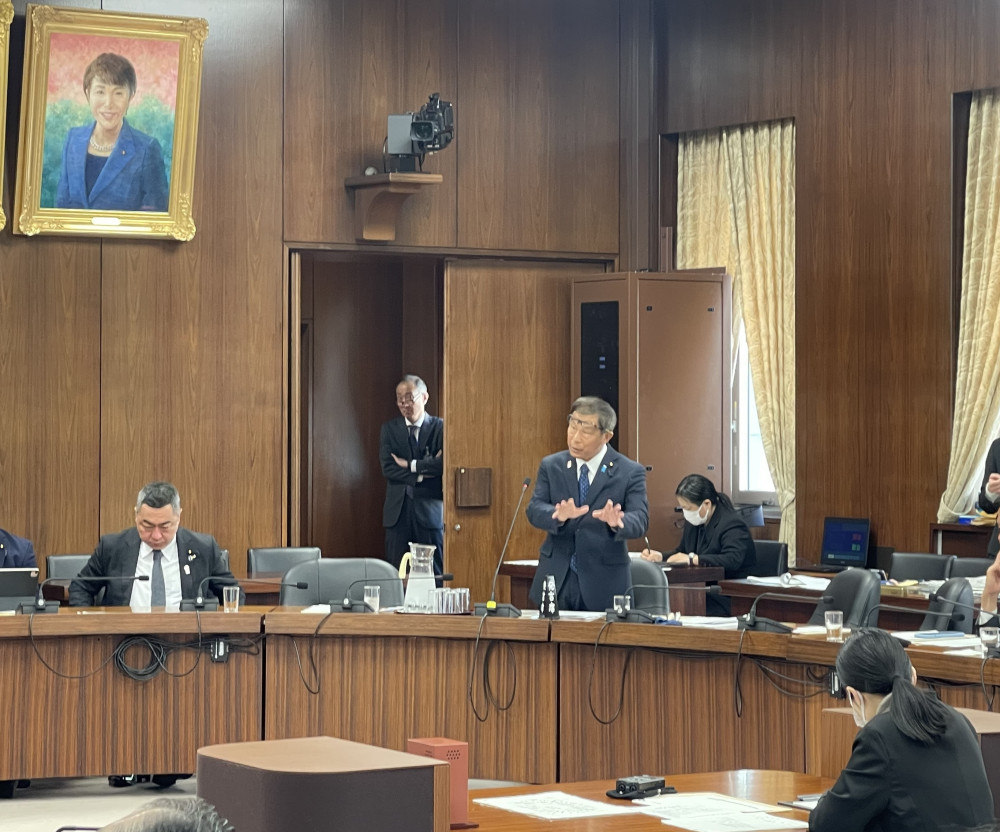 3月15日(金)外務委員会の質疑に立ちました。