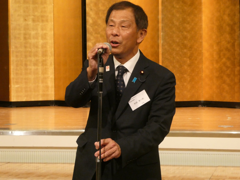 海上自衛隊 「練習艦隊歓迎の夕べ」に出席し、ご挨拶させていただきました。