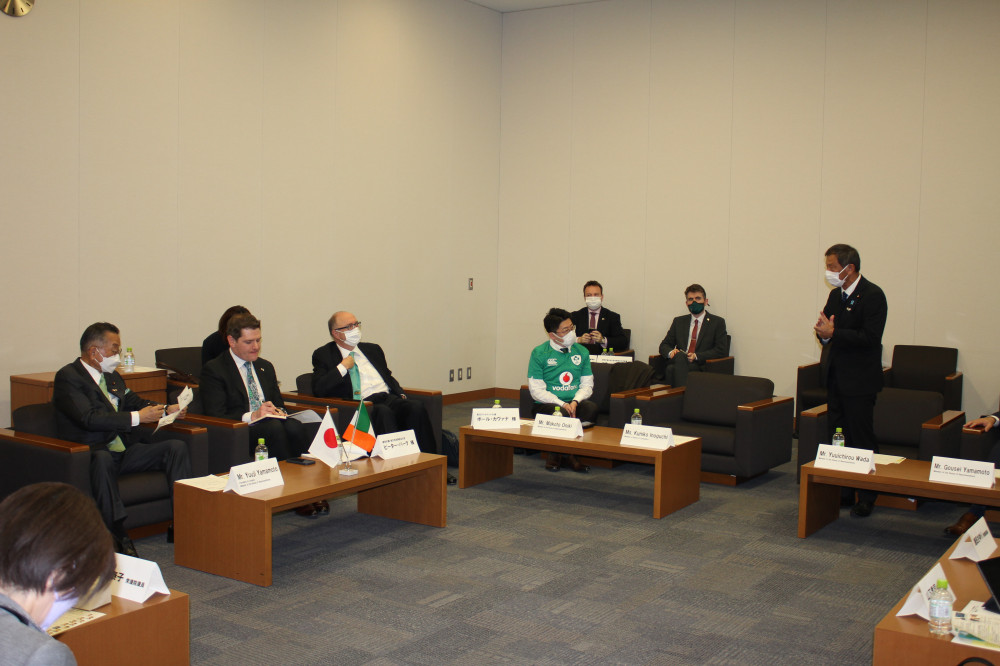日本・アイルランド友好議員連盟に出席いたしました。