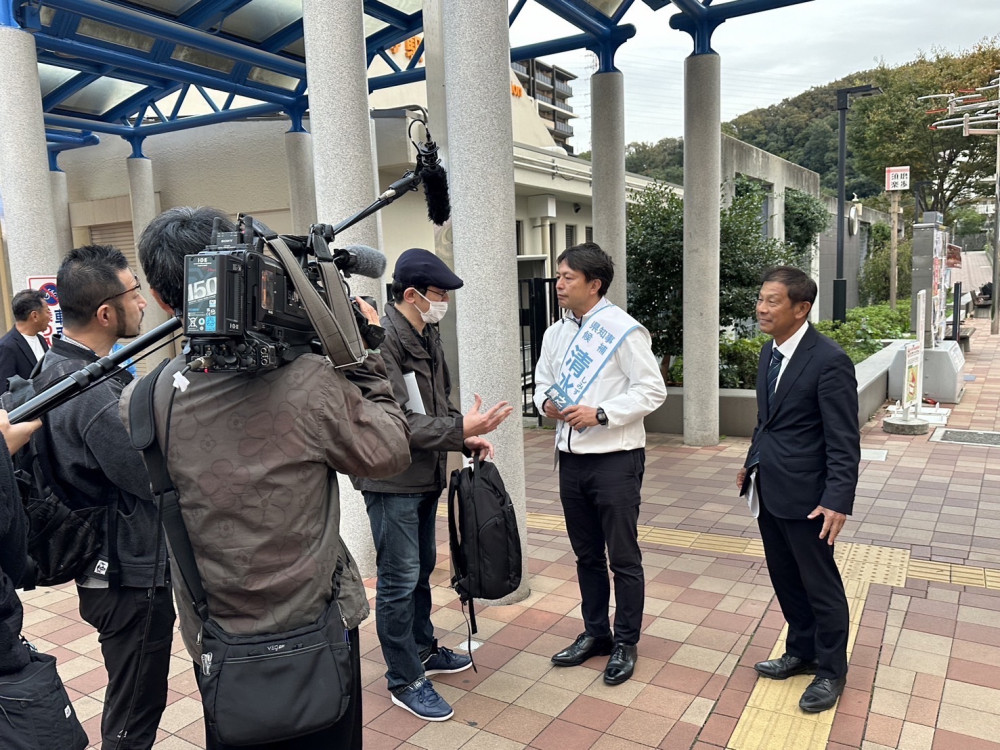 兵庫県知事候補の清水貴之さんの応援にかけつけました！！
