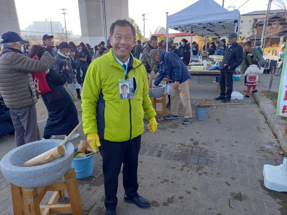 地域の餅つき大会に参加いたしました！