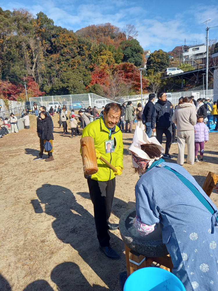 地域の餅つき大会に参加いたしました！