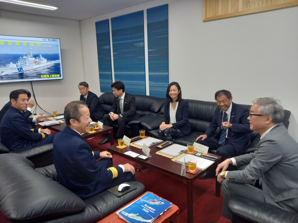 石垣海上保安部を視察 / 中山石垣市長を表敬訪問いたしました。