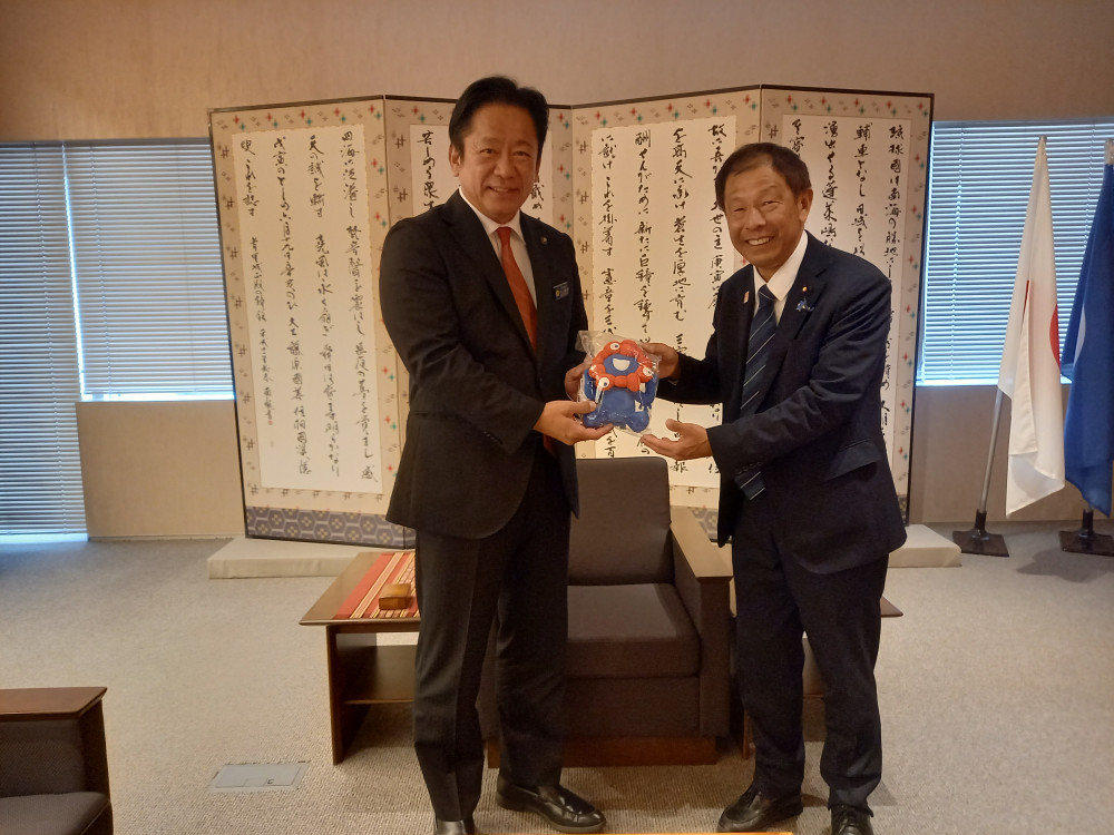 石垣海上保安部を視察 / 中山石垣市長を表敬訪問いたしました。