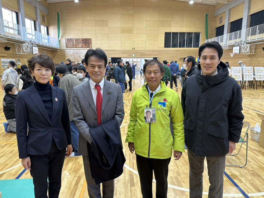 地元垂水区の防災訓練、防災フェアに参加いたしました。