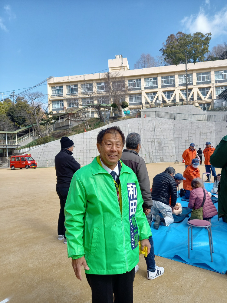 妙法寺地区の防災訓練に参加いたしました。