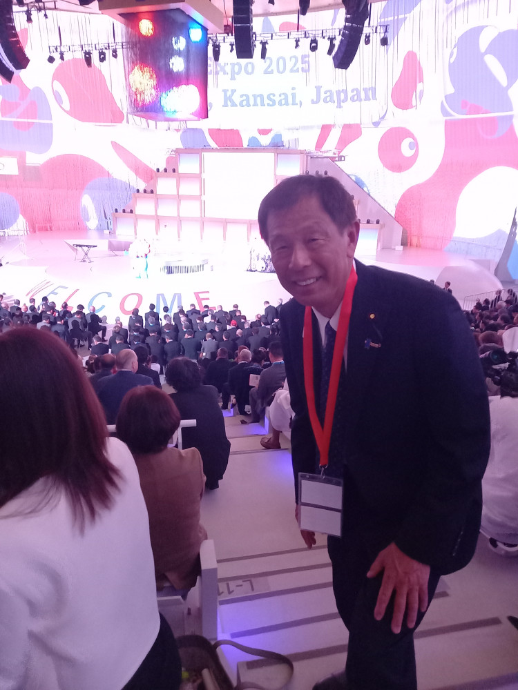 大阪関西万博の開会式・レセプションに出席いたしました。