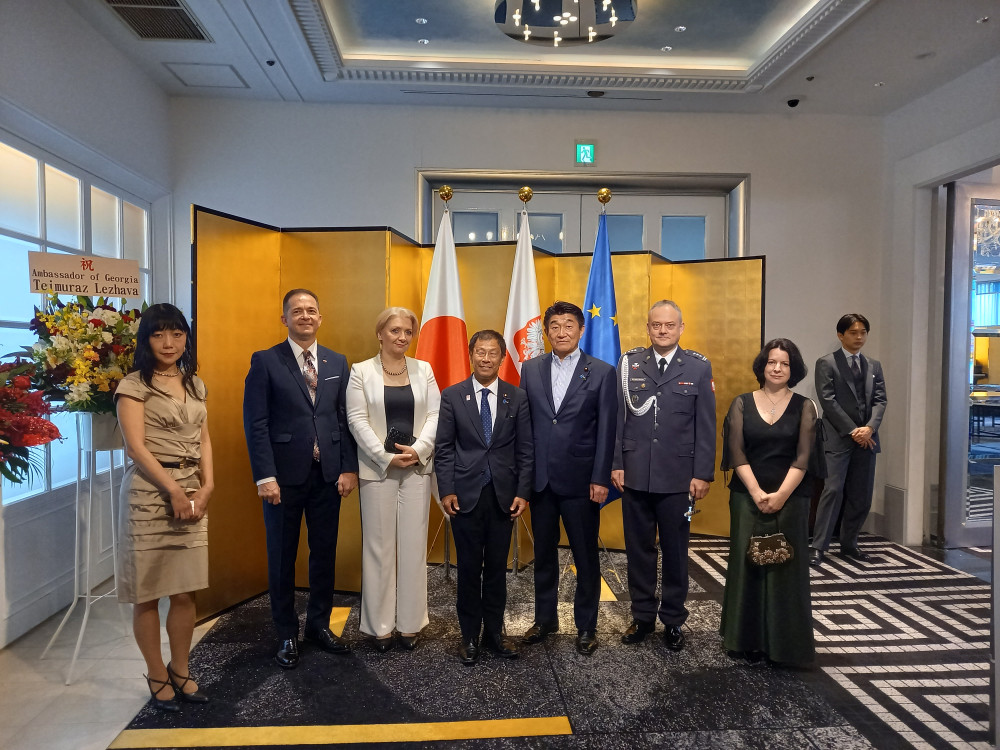 ポーランド大使館主催の憲法記念日レセプションにて