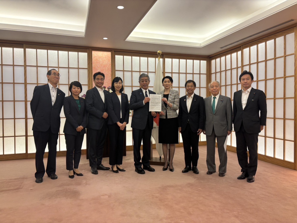 JICA議連にて、岩屋外務大臣に対して申し入れを行いました。