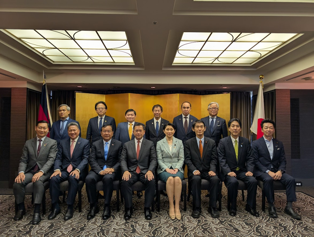 カンボジア王国よりフン・マネット首相が来日され、朝食意見交換会が行われました。