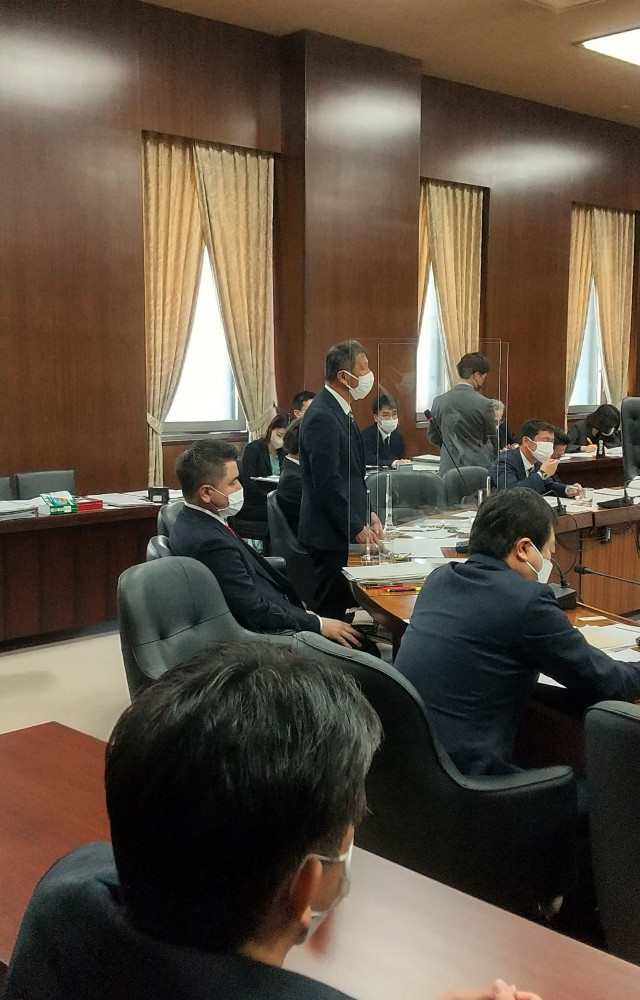 4月6日(水)外務委員会にて質疑致しました。