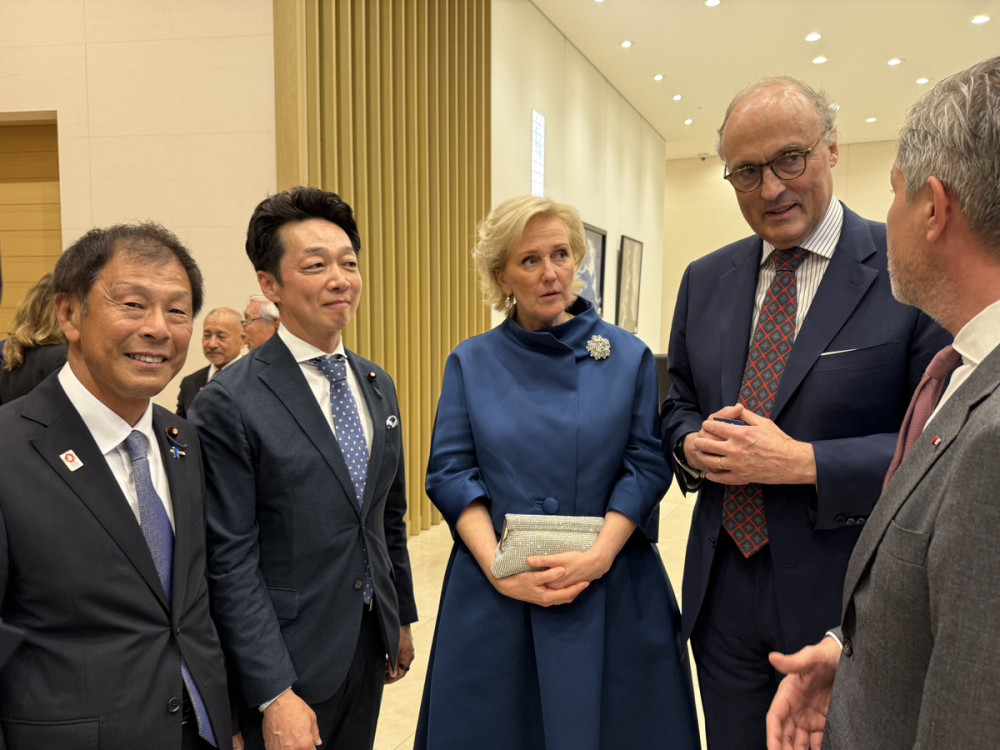 ベルギー王国アストリッド王女殿下とローレンツ王子殿下の来日に際し、記念レセプションが開催されました。