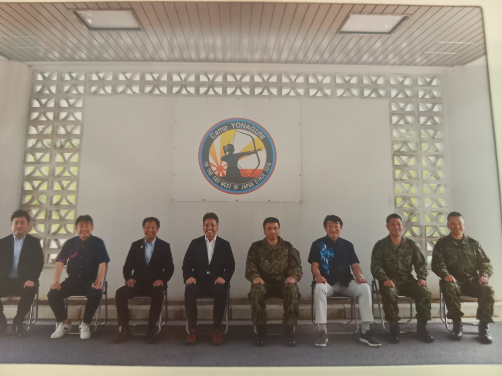 ②陸上自衛隊石垣・与那国駐屯地を視察