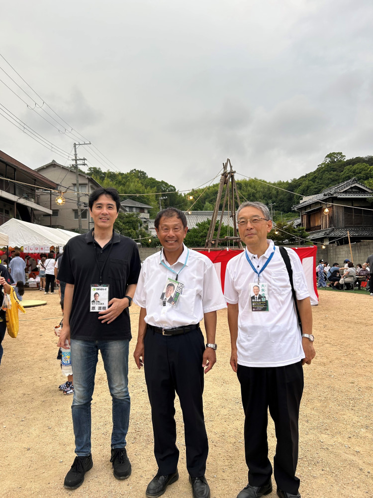 地元の盆踊りに参加しました！