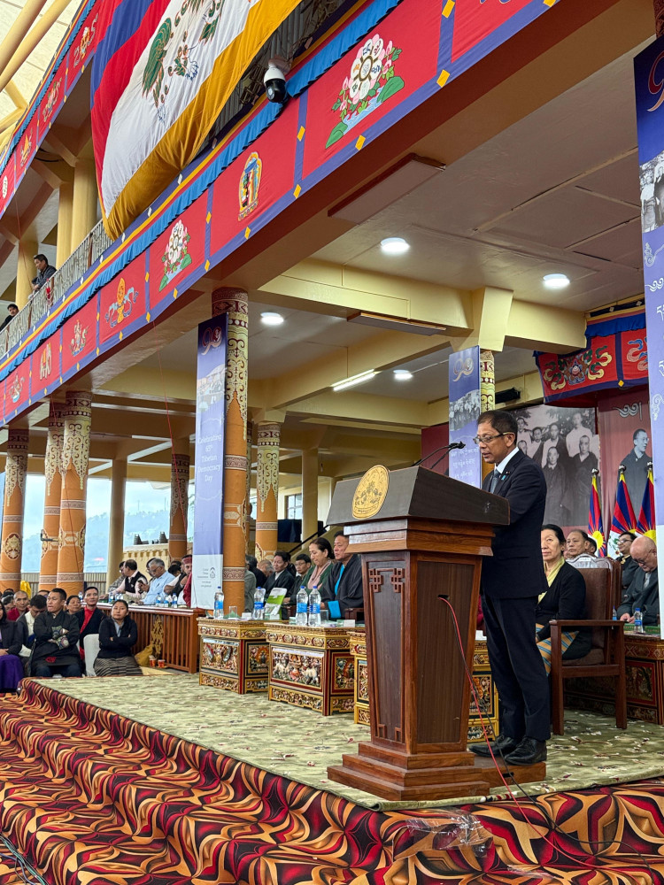 第65回チベット民主化記念式典に出席し、日本チベット国会議員連盟を代表してスピーチいたしました。