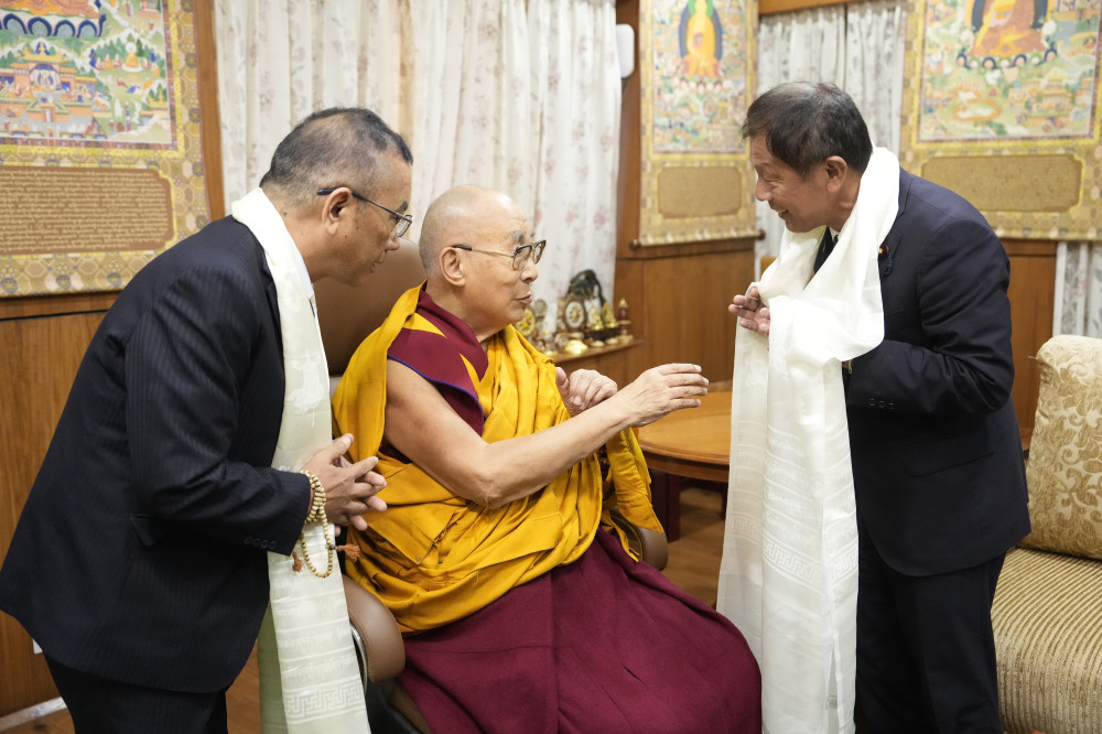 ダラムサラにて、ダライ・ラマ14世法王に謁見いたしました