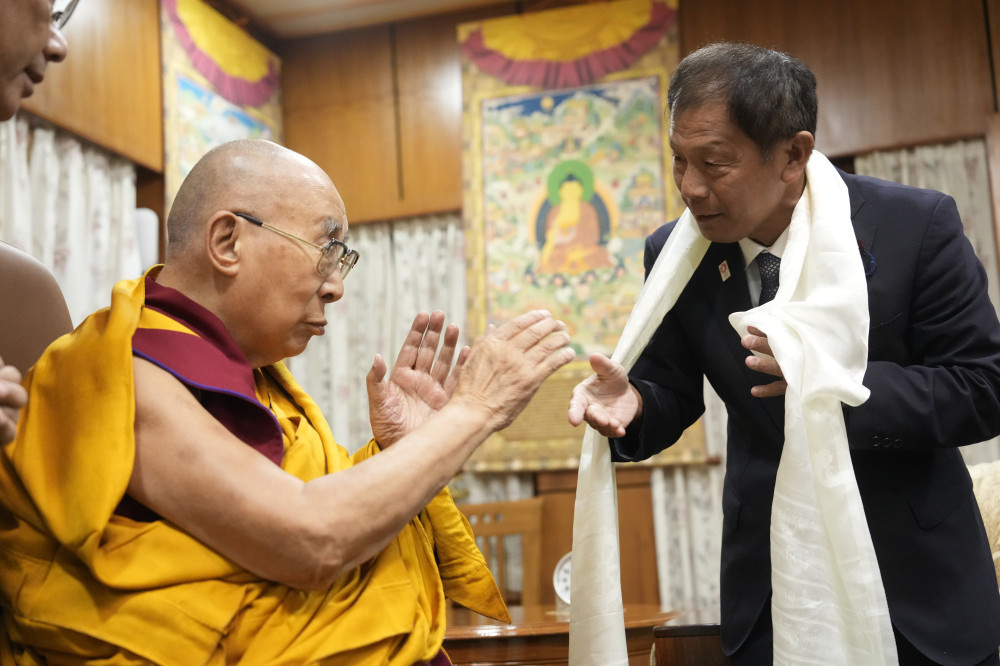 ダラムサラにて、ダライ・ラマ14世法王に謁見いたしました